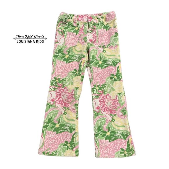 Lilly Pulitzer Sz 5 Animal Cracker Corduroy Pants
